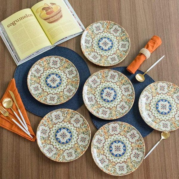 Unni 6 Piece Dinner Plate Set