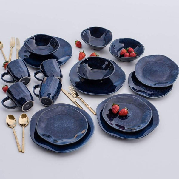 RYO 16 Piece  Dark Blue Dinnerware Set